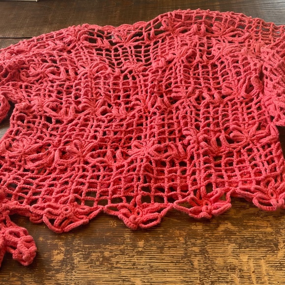 CROTCHED  top by ‘’MY’’   Size Large - Picture 2 of 10